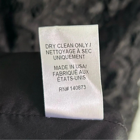 Loveshackfancy Lace Mini Dress Bell Sleeves Black Sz 2 Whimsigoth - Picture 5 of 6